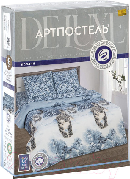 Изображение товара Комплект постельного белья АртПостель Снежный барс 900