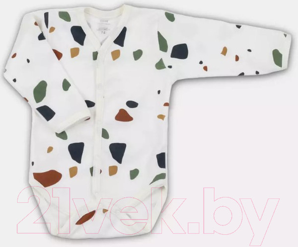 Изображение товара Набор боди для малышей Rant Mosaic / 6775/1 (р.56, бежевый)