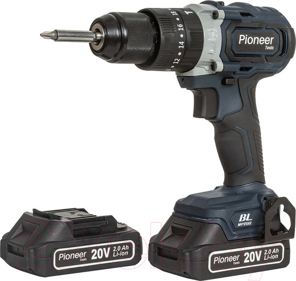 Изображение товара Аккумуляторная дрель-шуруповерт Pioneer CID-E2002CB