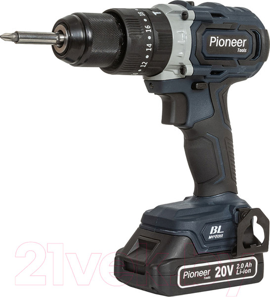 Изображение товара Аккумуляторная дрель-шуруповерт Pioneer CID-E2002CB