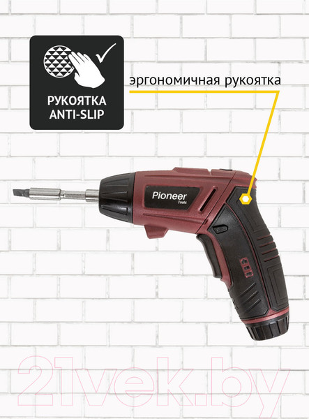 Изображение товара Электроотвертка Pioneer CS-M0401 (блистер)