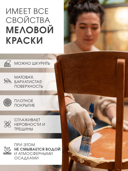 Изображение товара Краска Palizh Декоратор Акриловая (320г, темно-серый)