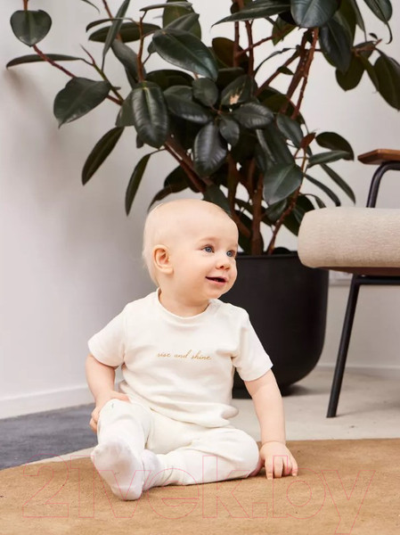 Изображение товара Набор футболок для малышей Rant Mosaic / 4675/1 (р.68, бежевый)