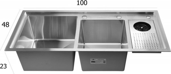 Изображение товара Мойка кухонная Wisent WM310048 + WW405A