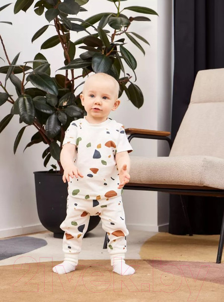 Изображение товара Набор футболок для малышей Rant Mosaic / 4675/2  (р.86, зеленый)