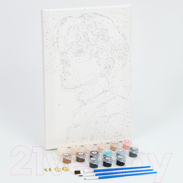 Изображение товара Картина по номерам Школа талантов Корейский мальчик / 9827436