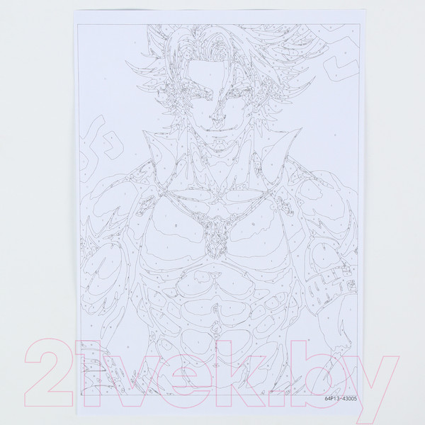 Изображение товара Картина по номерам Школа талантов Накаченный парень / 9827434