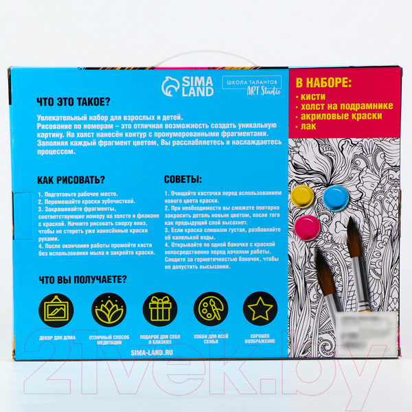 Изображение товара Картина по номерам Школа талантов Накаченный парень / 9827434