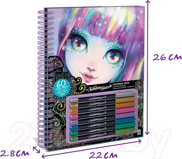 Изображение товара Блокнот-гравюра Nebulous Stars Isadora / 11136_NSDA