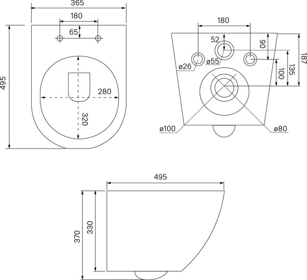 Изображение товара Унитаз подвесной IDDIS Blanco BLARNSEi25