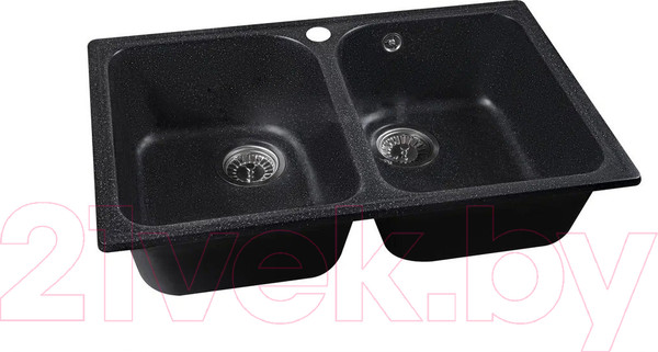 Изображение товара Мойка кухонная Marblan Duas (черный)