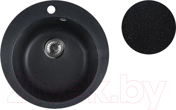 Изображение товара Мойка кухонная Marblan Orbi (черный)