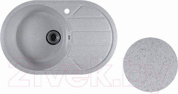 Изображение товара Мойка кухонная Marblan Elon L (серый)