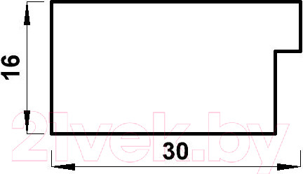 Изображение товара Рамка Мирам 651511-15 (30x40)