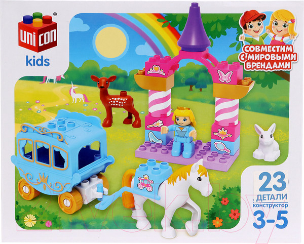 Изображение товара Конструктор Unicon Принцесса / 9826977 (23эл)
