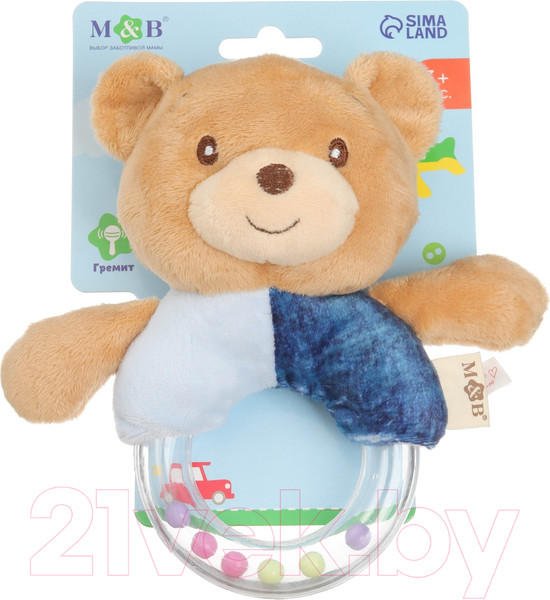 Изображение товара Погремушка Mum&Baby Мишка / 9912202