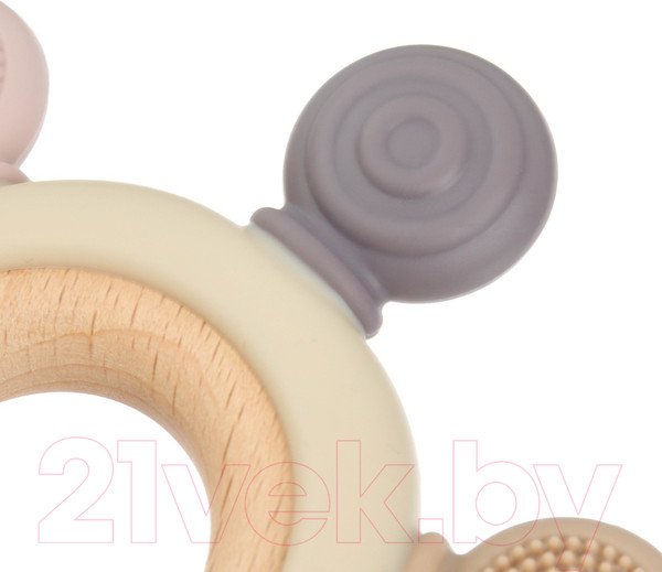 Изображение товара Прорезыватель для зубов Mum&Baby Массажер / 9912655 (розовый/бежевый)