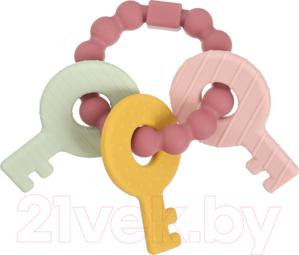 Изображение товара Прорезыватель для зубов Mum&Baby Ключики / 9912650 (розовый)