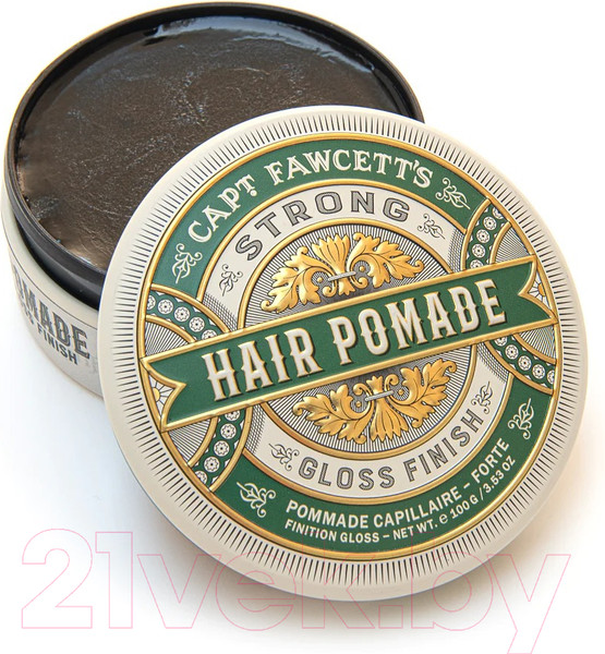 Изображение товара Помада для укладки волос Captain Fawcett Strong Hold Pomade сильной фиксации (100мл)