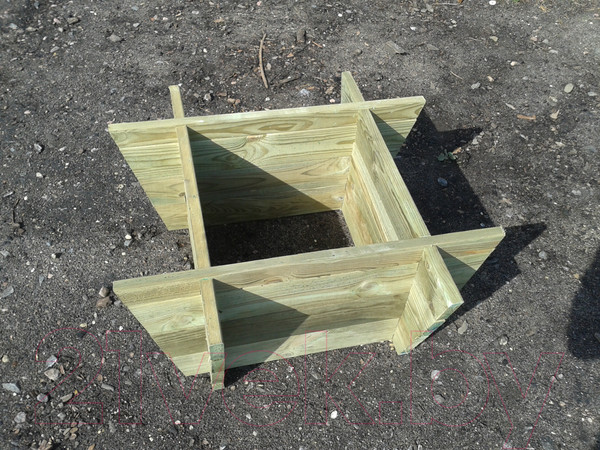Изображение товара Грядка модульная Массив-Древ ПМ 25 К 4-4-0 740x700x350
