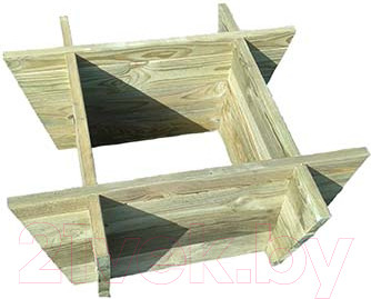 Изображение товара Грядка модульная Массив-Древ ПМ 25 К 4-4-0 740x700x350