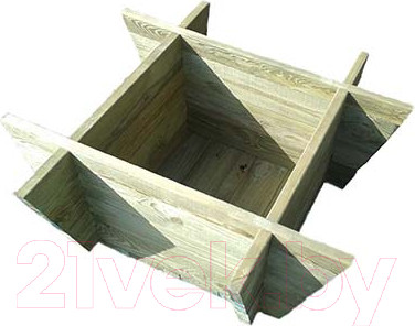Изображение товара Грядка модульная Массив-Древ ПМ 25 К 4-4-0 Д 740x700x350