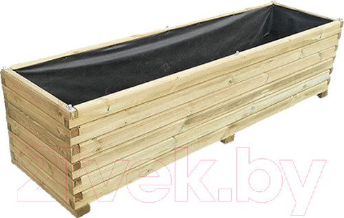 Изображение товара Грядка модульная Массив-Древ 500x1500x460 (с дном, со спанбондом)