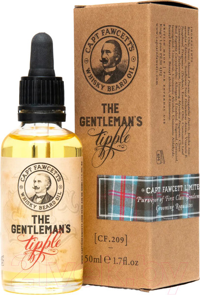 Изображение товара Масло для бороды Captain Fawcett Whisky Beard Oil (50мл)