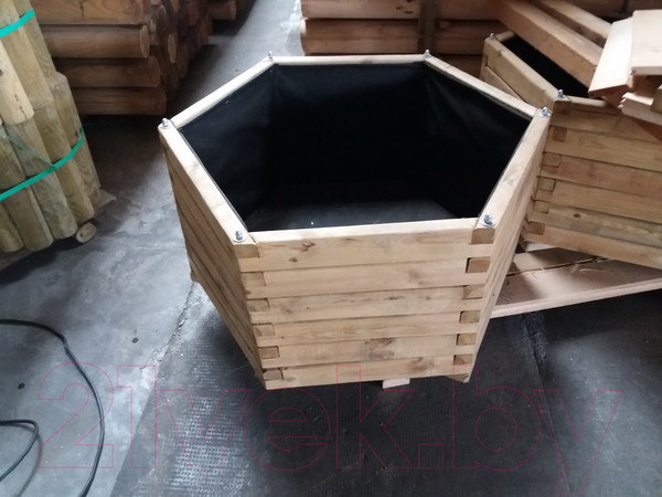 Изображение товара Грядка модульная Массив-Древ D90 (с дном, со спанбондом)