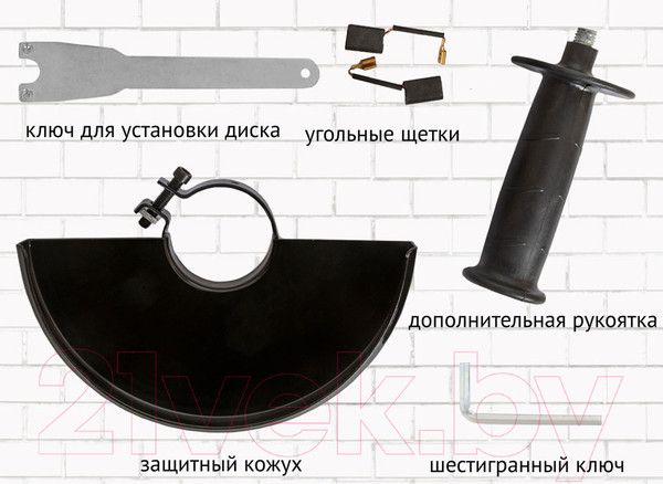 Изображение товара Угловая шлифовальная машина Pioneer AG-M2200-230-01