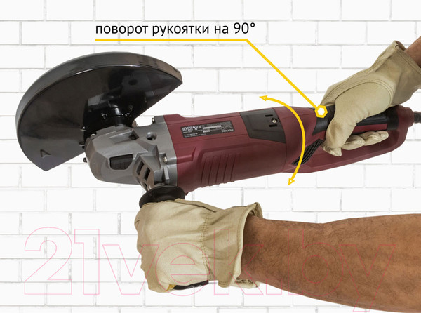 Изображение товара Угловая шлифовальная машина Pioneer AG-M2200-230-01