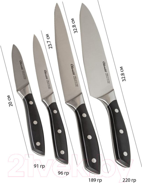 Изображение товара Набор ножей Olivetti KK420