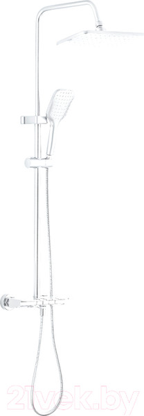 Изображение товара Душевая система со смесителем Ekko E2502-8 (белый матовый)