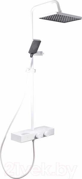 Изображение товара Душевая система Ekko E2511-8 (белый матовый)