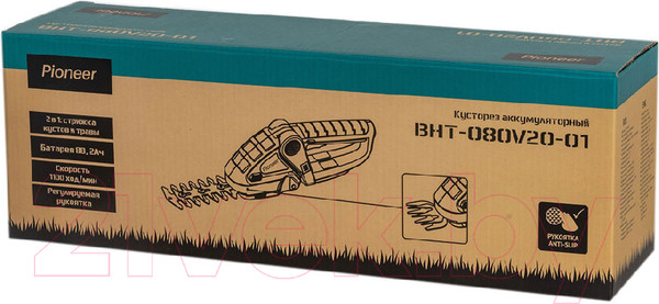 Изображение товара Кусторез аккумуляторный Pioneer BHT-080V20-01