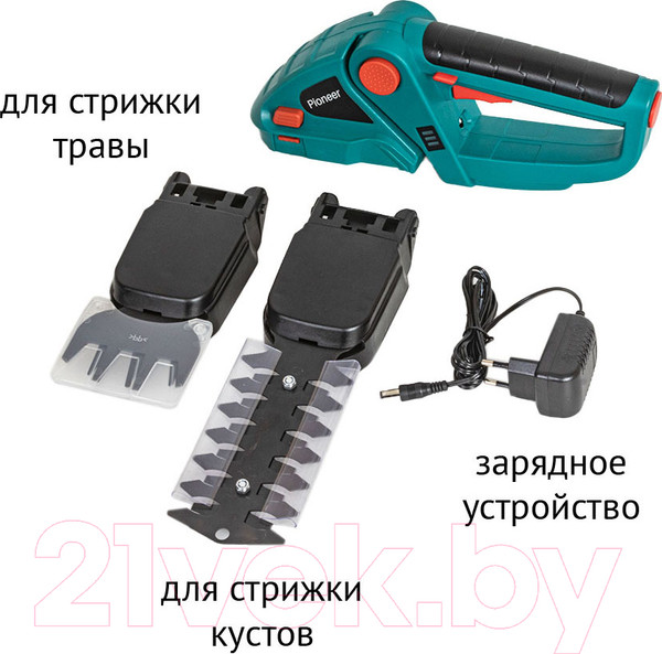 Изображение товара Кусторез аккумуляторный Pioneer BHT-080V20-01