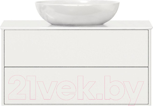 Изображение товара Тумба под умывальник Belux Джаз НП 100-02 (1, белый глянцевый)