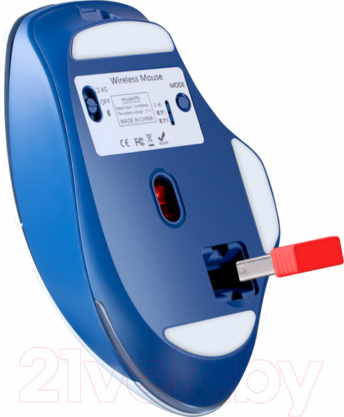 Изображение товара Мышь Defender Tisa GM-126 / 52126 (белый/синий)