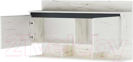 Изображение товара Антресоль Памир Гретта 1200 (крафт белый/антрацит)