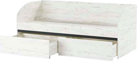 Изображение товара Кровать-тахта Памир Гретта (крафт белый/антрацит)