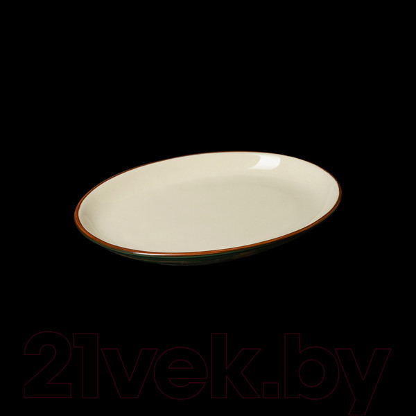 Изображение товара Блюдо Luxstahl China Town HM04329-10 / фк8501 (слоновая кость/зеленый)