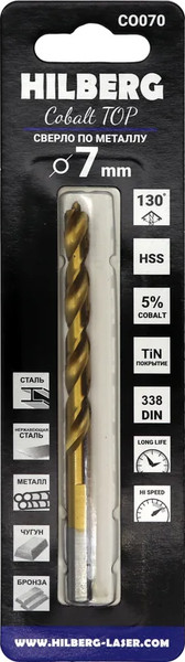 Изображение товара Сверло Hilberg CO070
