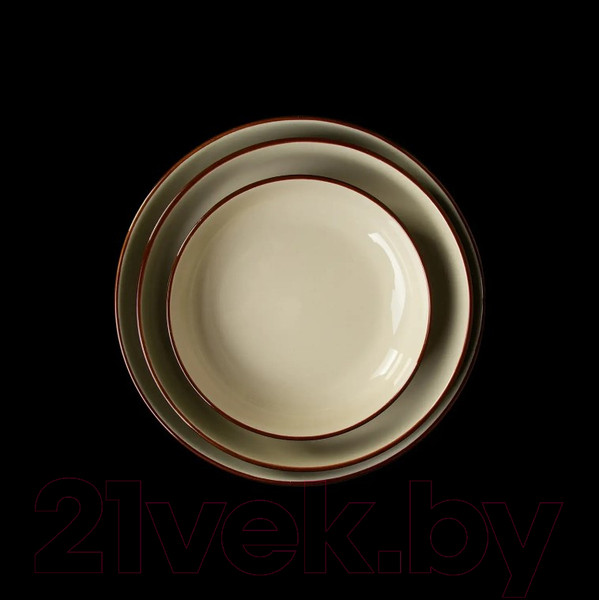 Изображение товара Салатник Luxstahl China Town HM04111-6 / фк8507 (слоновая кость/зеленый)