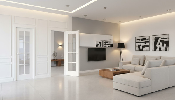 Изображение товара Дверь межкомнатная Юни Эмаль Перфето 6 90x200 (белый)