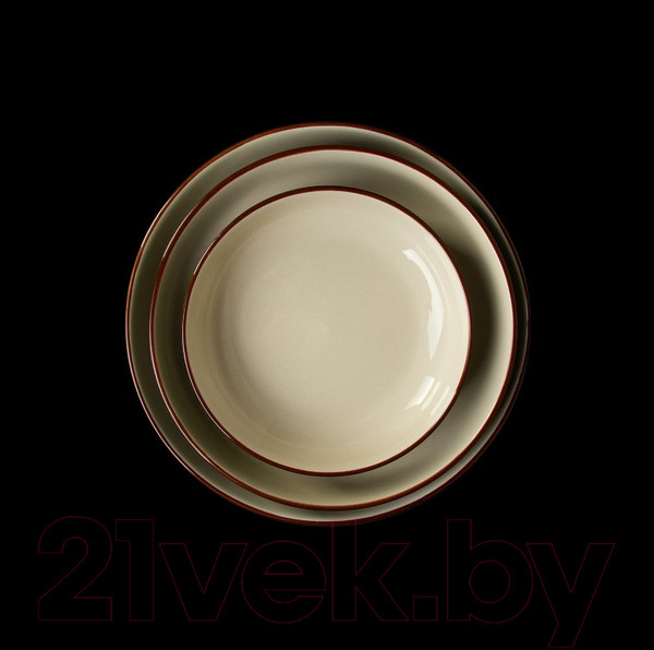 Изображение товара Салатник Luxstahl China Town HM04111-8 / фк8508 (слоновая кость/зеленый)