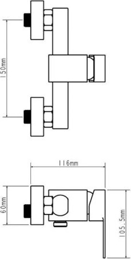 Изображение товара Смеситель Econoce EC0215BL