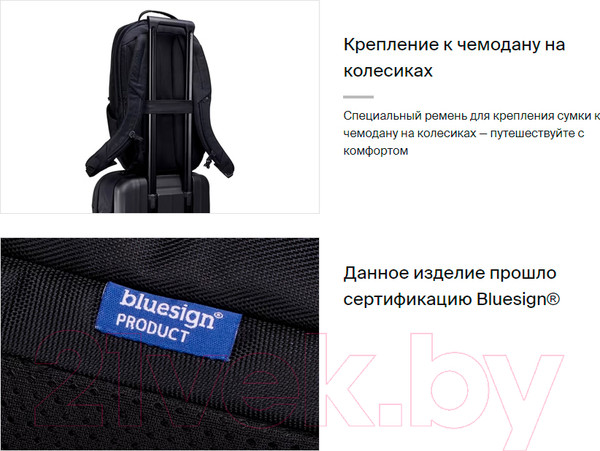Изображение товара Рюкзак Thule Subterra 2 TSLB415BLK / 3205024 (черный)