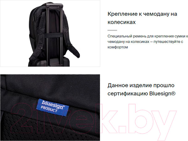 Изображение товара Рюкзак Thule Subterra 2 TSLB417BLK / 3205027 (черный)