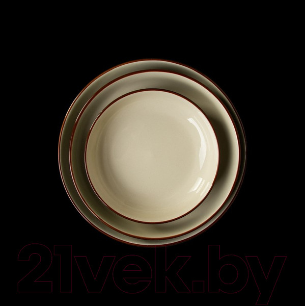 Изображение товара Салатник Luxstahl China Town HM04111-9 / фк8509 (слоновая кость/зеленый )