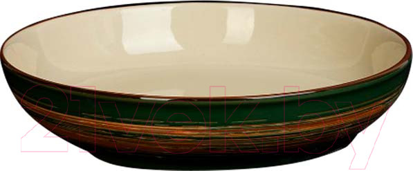 Изображение товара Салатник Luxstahl China Town HM04111-9 / фк8509 (слоновая кость/зеленый )